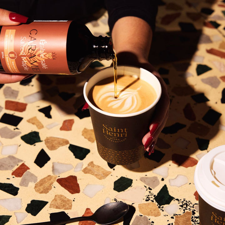 3/4 OZ - Salted Maple Caramel Syrup