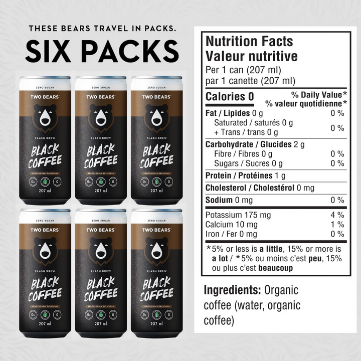 Two Bears - Black Flash Brew Coffee