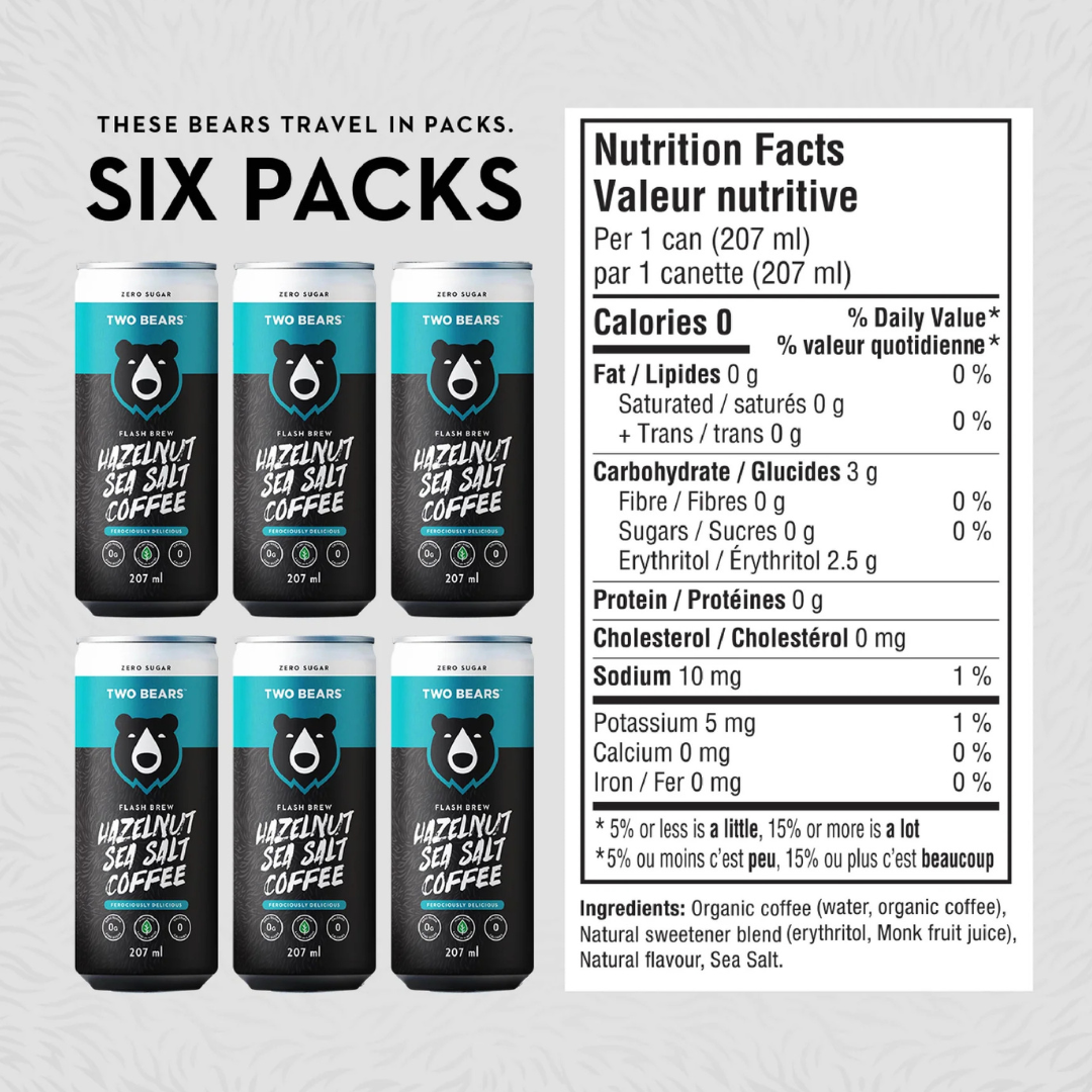 Two Bears - Hazelnut Sea Salt Flash Brew Coffee