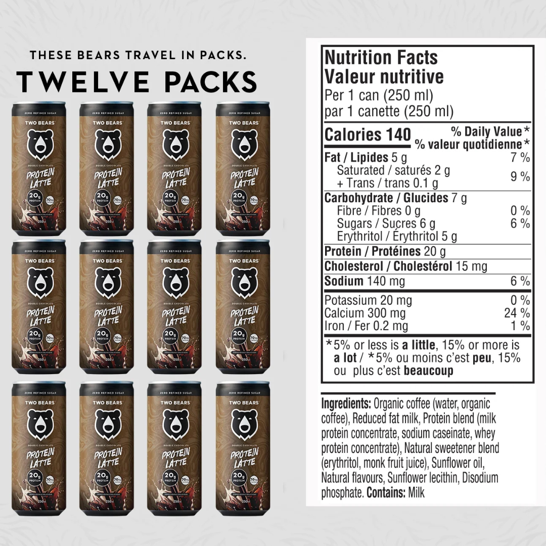 Two Bears - Double Chocolate Protein Latte