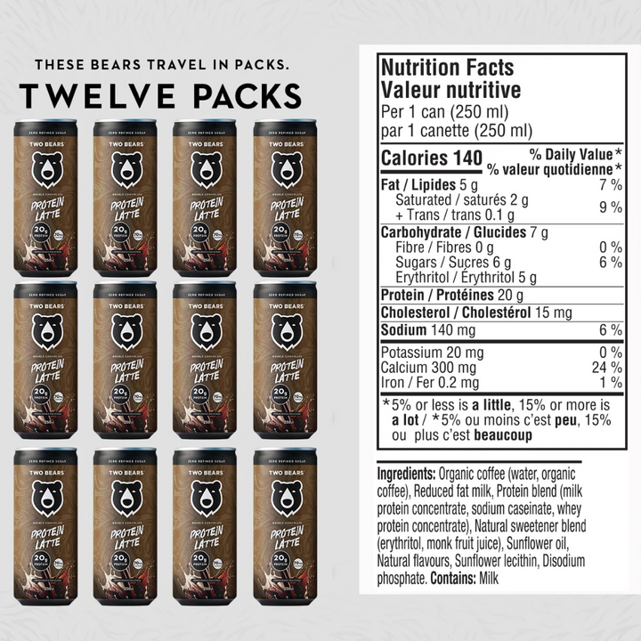 Two Bears - Double Chocolate Protein Latte