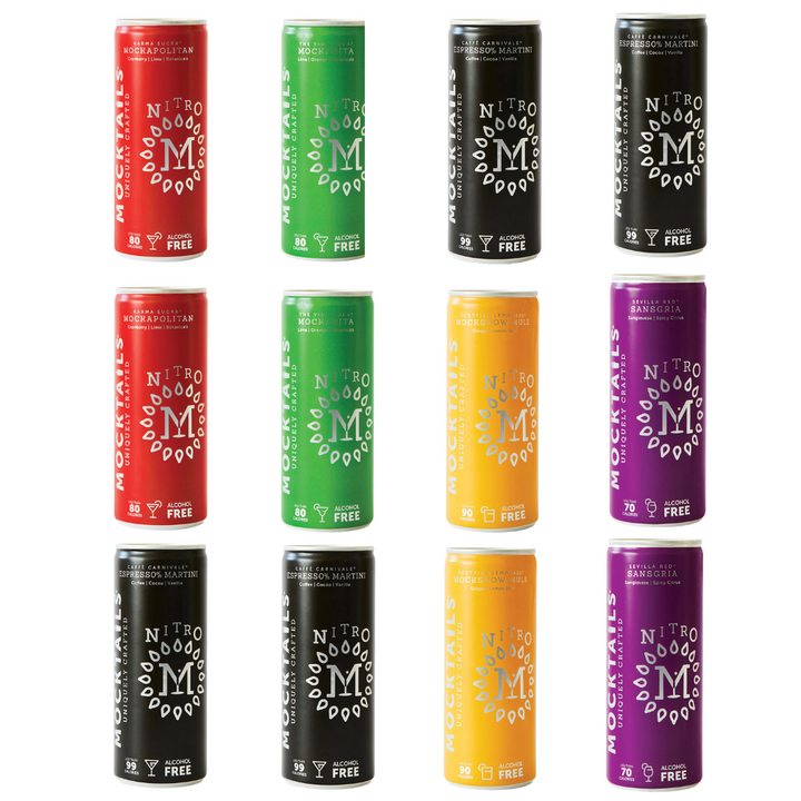 Mocktails Uniquely Crafted - Nitro Variety Pack (12 Pack)