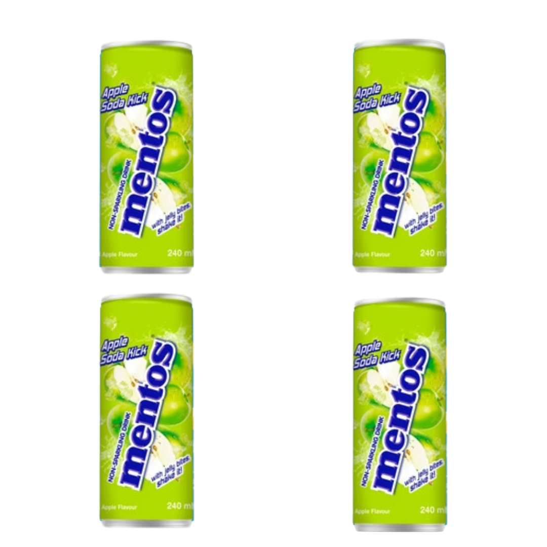 Mentos - Apple Kick - Non-Sparkling Drink (4 Pack)