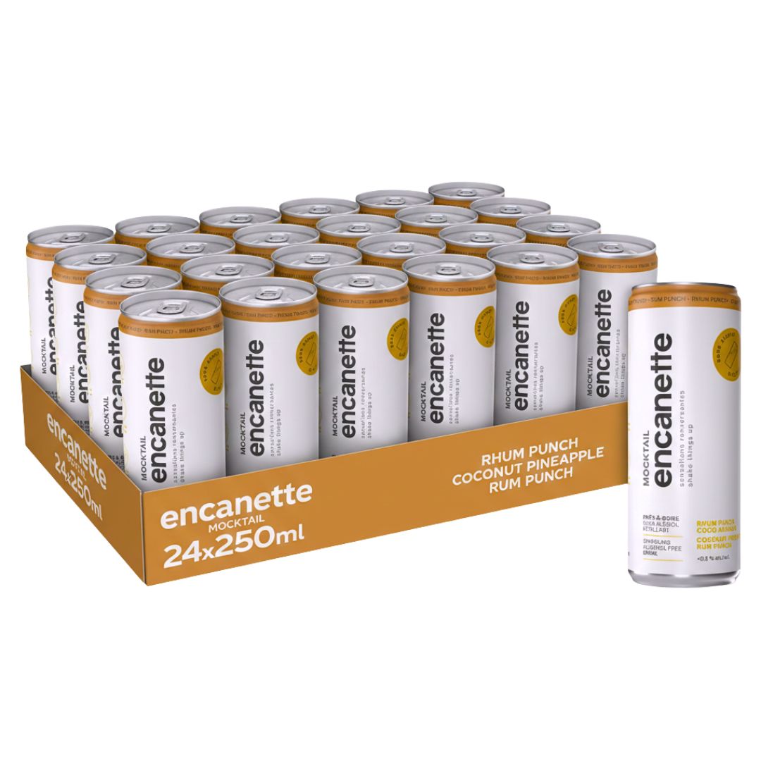 Encanette Non-Alcoholic Rum Punch Coconut & Pineapple - Upside Drinks -  Free Shipping