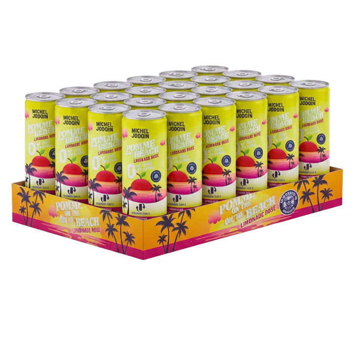 Michel Jodoin - Pomme on the Beach - Pink Lemonade Mocktail
