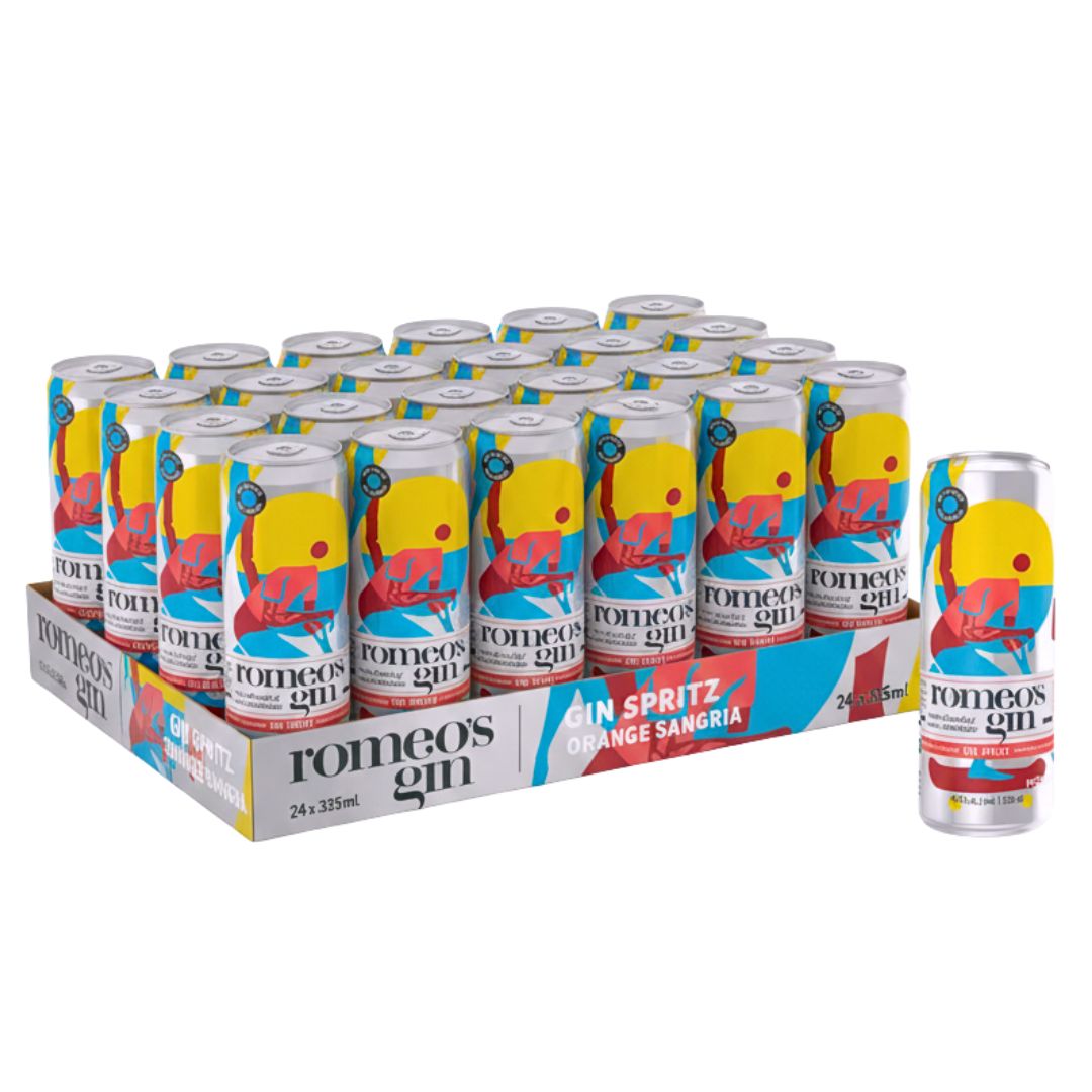 Romeo's Gin - Blood Orange + Rhubarb - Gin Spritz