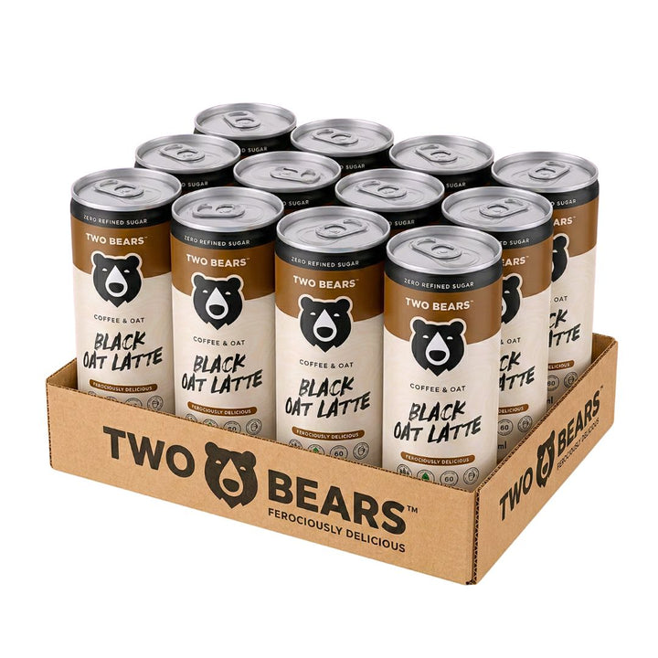 Two Bears - Frothed Black Oat Latte