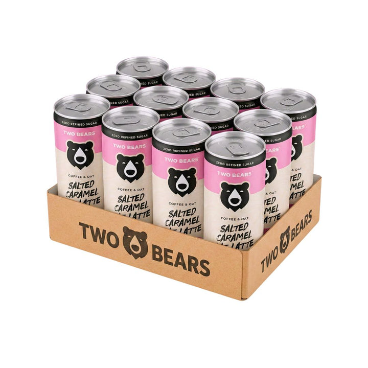 Two Bears - Frothed Salted Caramel Oat Latte