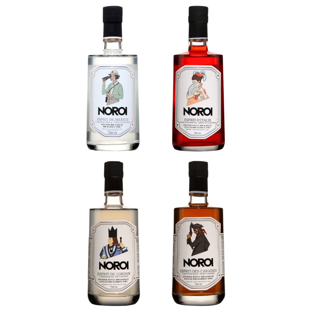 NOROI Non-Alcoholic Spirits Variety Pack (4 Pack) - Upside Drinks