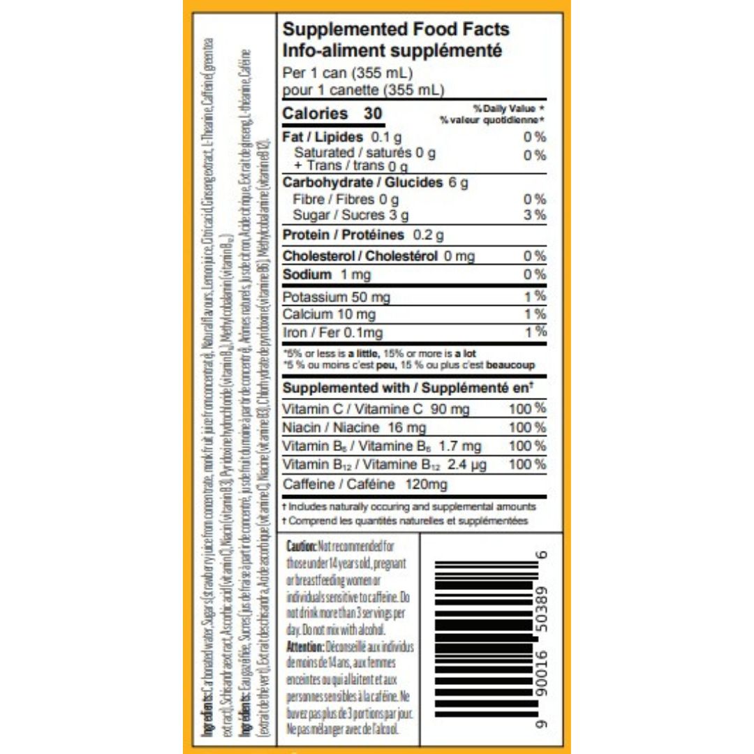 Collective Arts - Botany Energy - First Light - Strawberry Lemonade