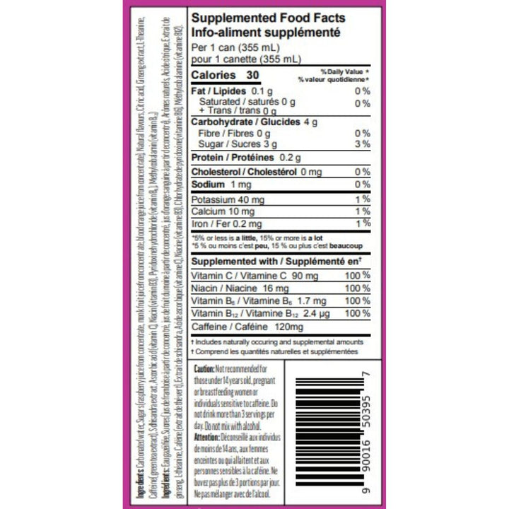 Collective Arts - Botany Energy -  Flash Bang - Raspberry Blood Orange
