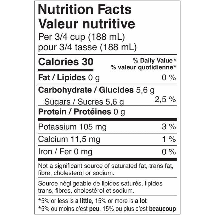 DIVIN 0.0 - Sparkling Blush - Sauvignon Blanc, nutrition facts