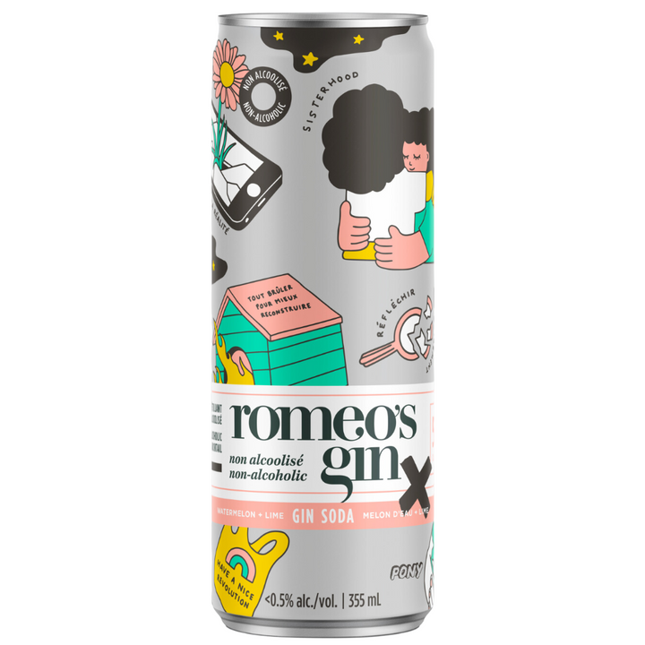 Romeo's gin - Watermelon + Lime - Gin & Soda