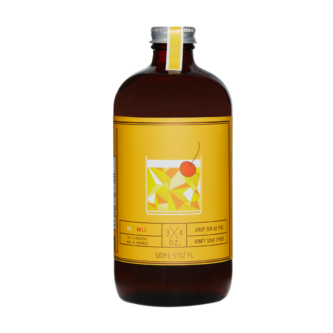 3/4 OZ - Honey Sour Syrup