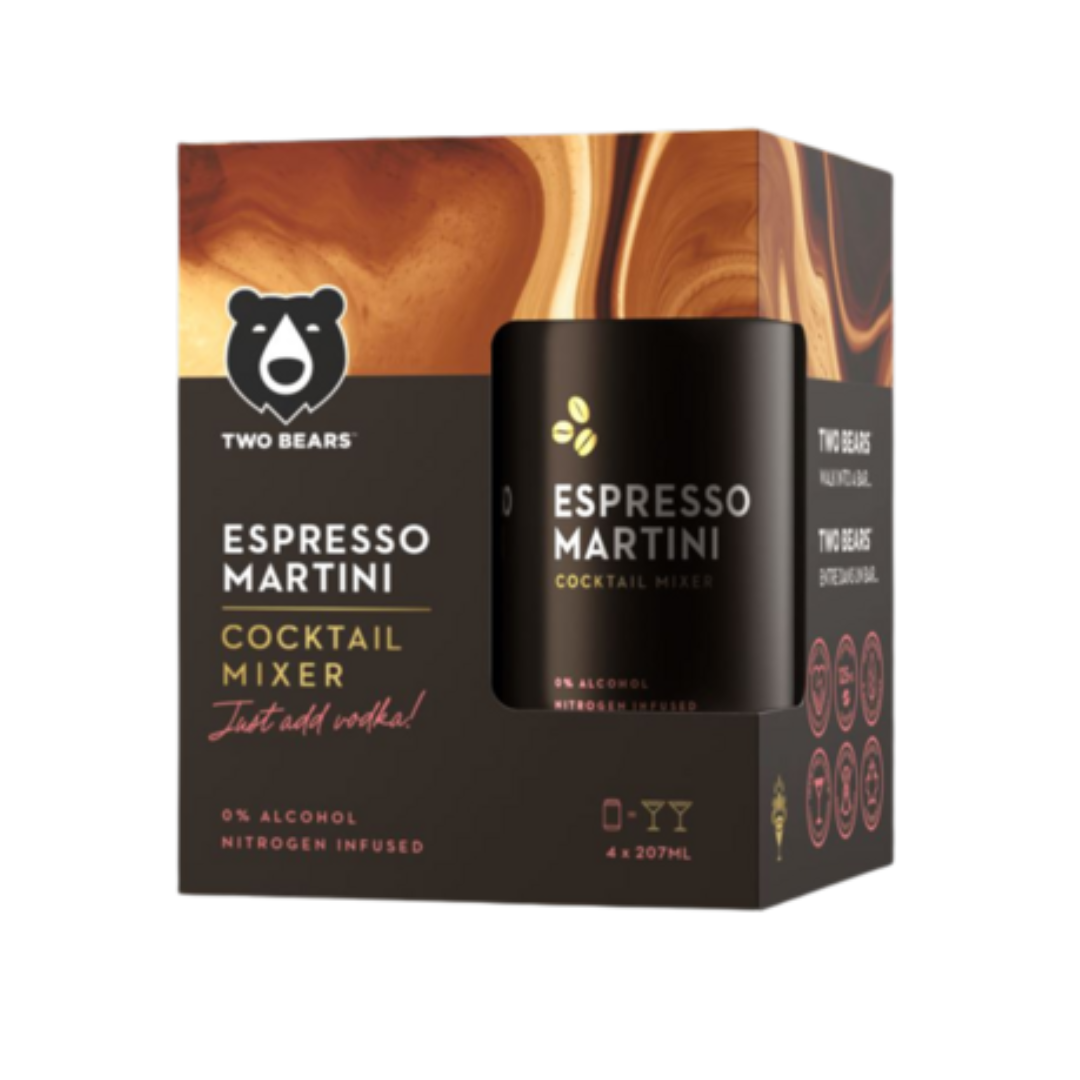 Two Bears - Espresso Martini Mixer (4 Pack)