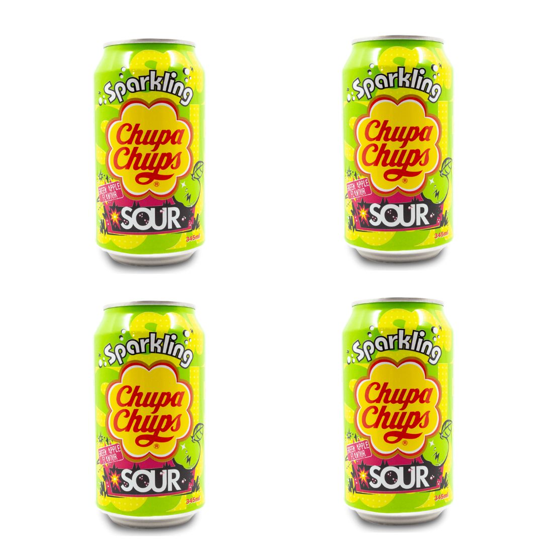 Chupa Chups - Apple Sour Drink (4 Pack)