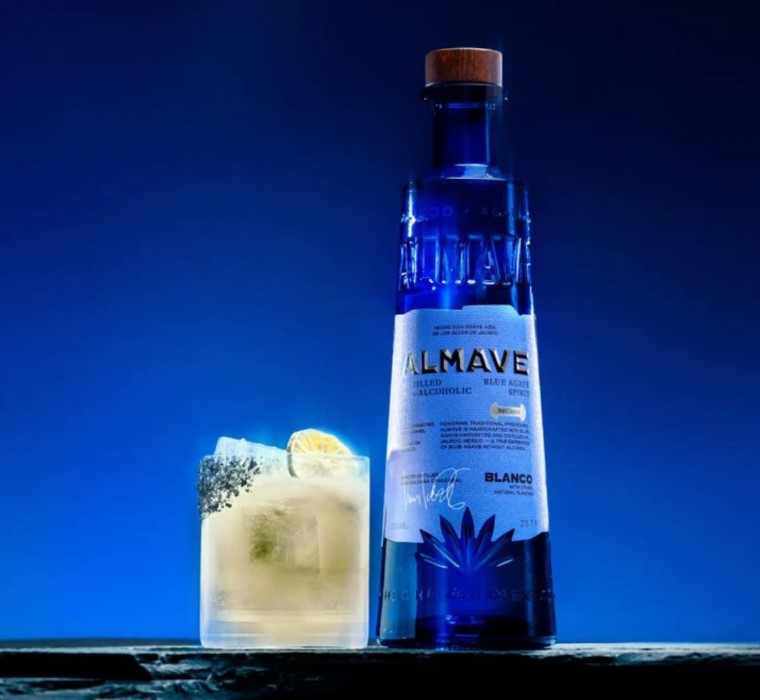 agave liquor Almave Non-Alcoholic Blanco Blue Agave Tequila - Upside Drinks