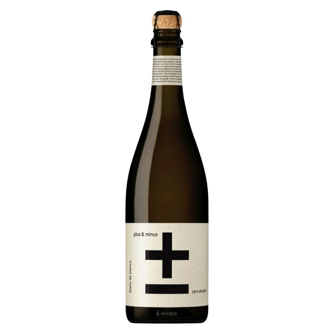 Plus & Minus - Blanc de Blancs, non-alcoholic wine