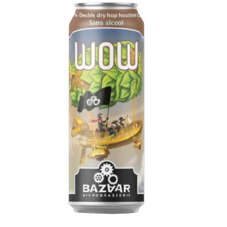 The WOW! is a unique alcohol-free NEIPA that will knock your socks off. The exciting blend and its meticulously assembled hops and malts are close to the taste of a real alcoholic NEIPA. With its strong pinneaple kick and its malt finish, you will exclaim without hesitation... WOW!