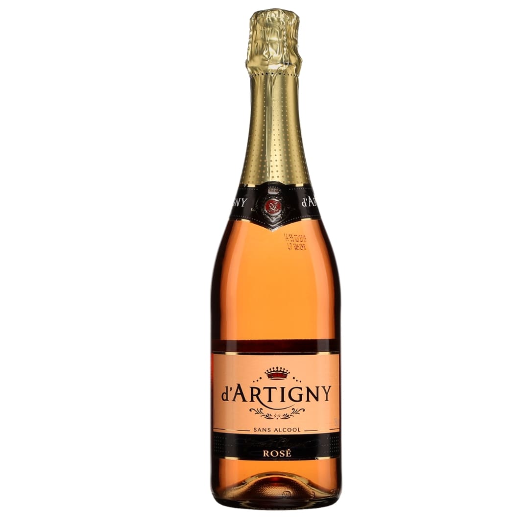 d'Artigny Grand Classic Rosé is a delicious non-alcoholic sparkling rosé wine with a refreshing taste. This sparkling rosé wine is delicious as an aperitif and excellent to combine with desserts.