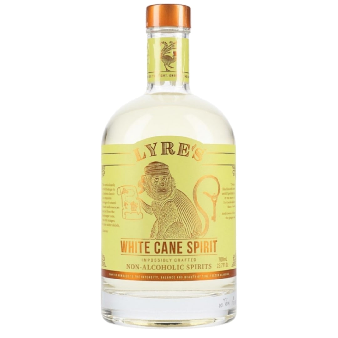 Lyre's White Cane Spirit is a unique non-alcoholic spirit inspired by fruity and tropical cane spirits. The palate offers notes of oak, sugar cane, marzipan, orange and coconut, with a lingering hint of pepper on the finish. Mix with lime, mint and a splash of sparkling water for a classic Mojito.