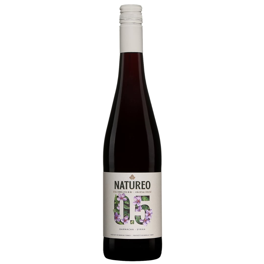 Torres Natureo Syrah is a very high quality red wine with an alcohol content of 0.5% and exceptional flavour. Surprisingly, it was the first de-alcoholised red wine in Spain.